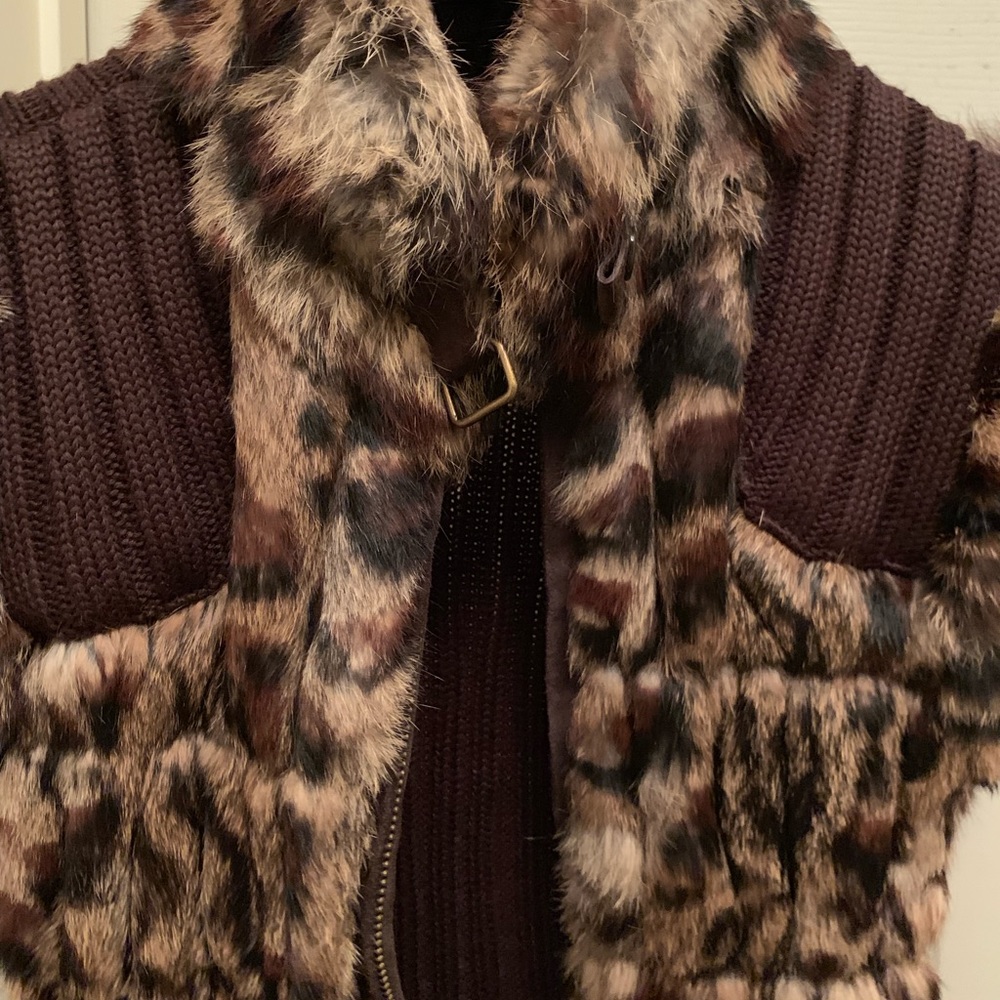 Jocelyn reversible fur vest